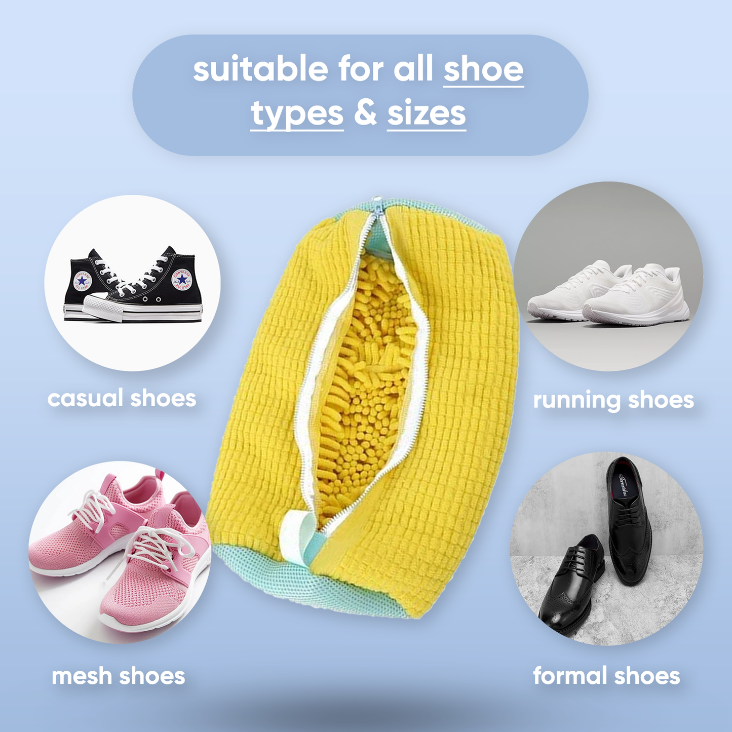 Unstain Shoe Laundry Bag
