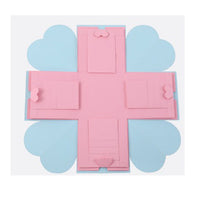 blue pink