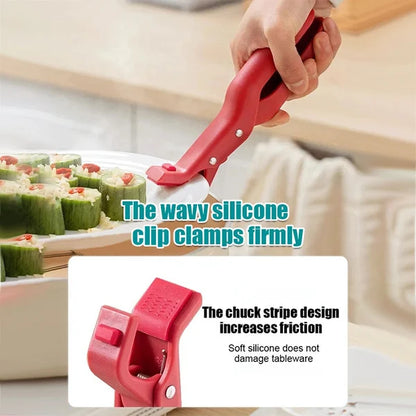 Multi-Purpose Anti-Scald Bowl Holder Clip for Kitchen