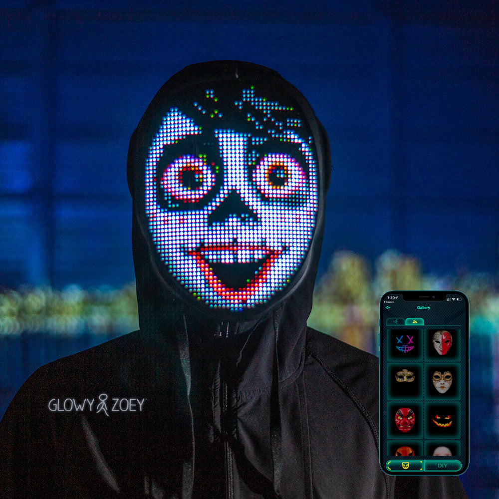 Deviden Mask Dynamic LED Face Mask – Devine Discoveries