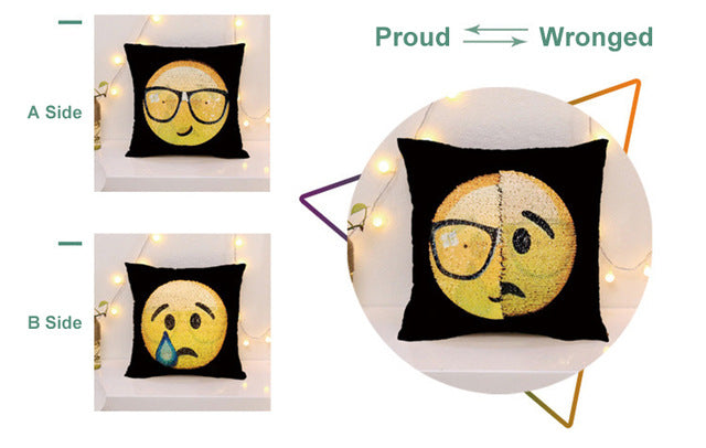 FACE CHANGING EMOJI PILLOWS